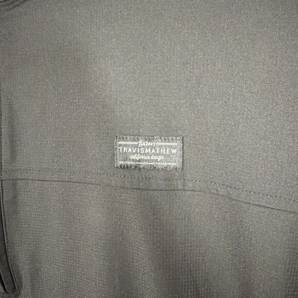 Travis Mathew Heater Series Wanderlust 1/4 Zip Jacket Mens XL Black NWT - Picture 4 of 11